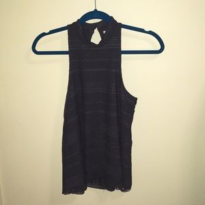 Hollister High neck sleeveless top